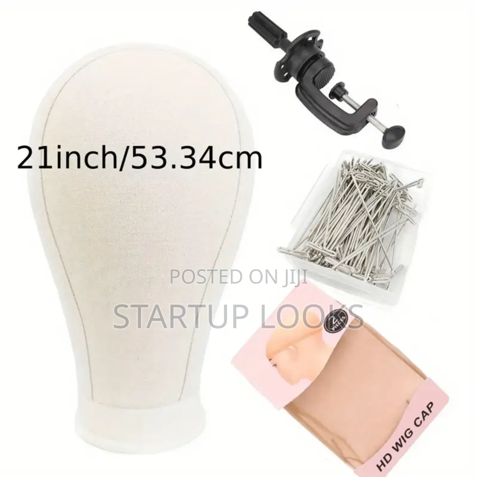 Canvas Head Wig Making, Hd Wig Cap, Tpins, Clamp Stand