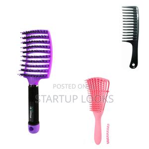 3pcs Wig Hair Brushes Detangling Combs - thumbnail 2