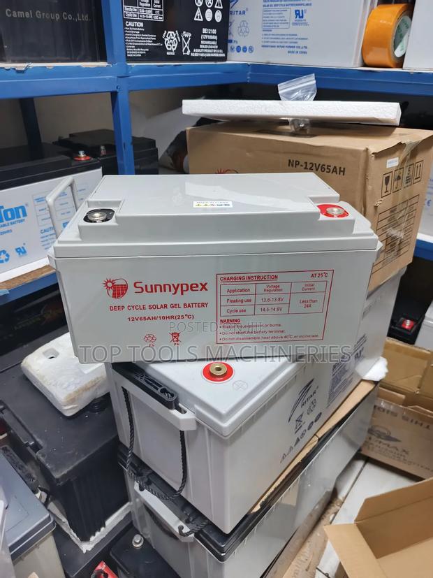 Sunnypex 65ah 12V Solar Battery - main view