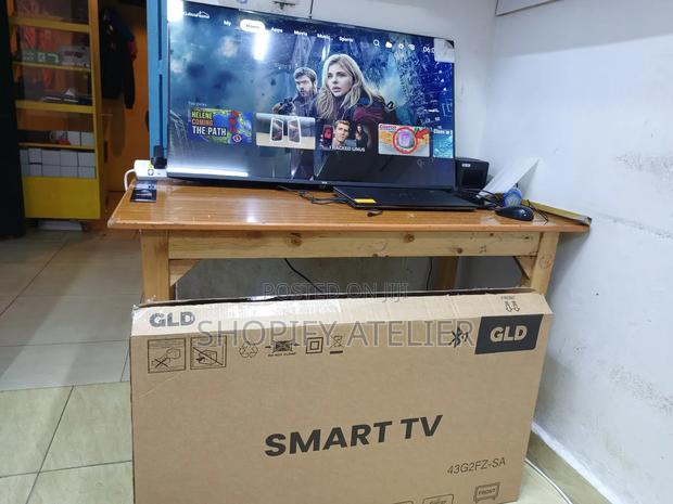 GLD 43" Smart Android TV Frameless Design With Mount - main view