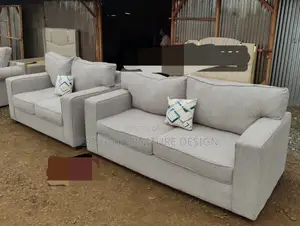 Five Seater Sofa With Fibre and Spring Cushions