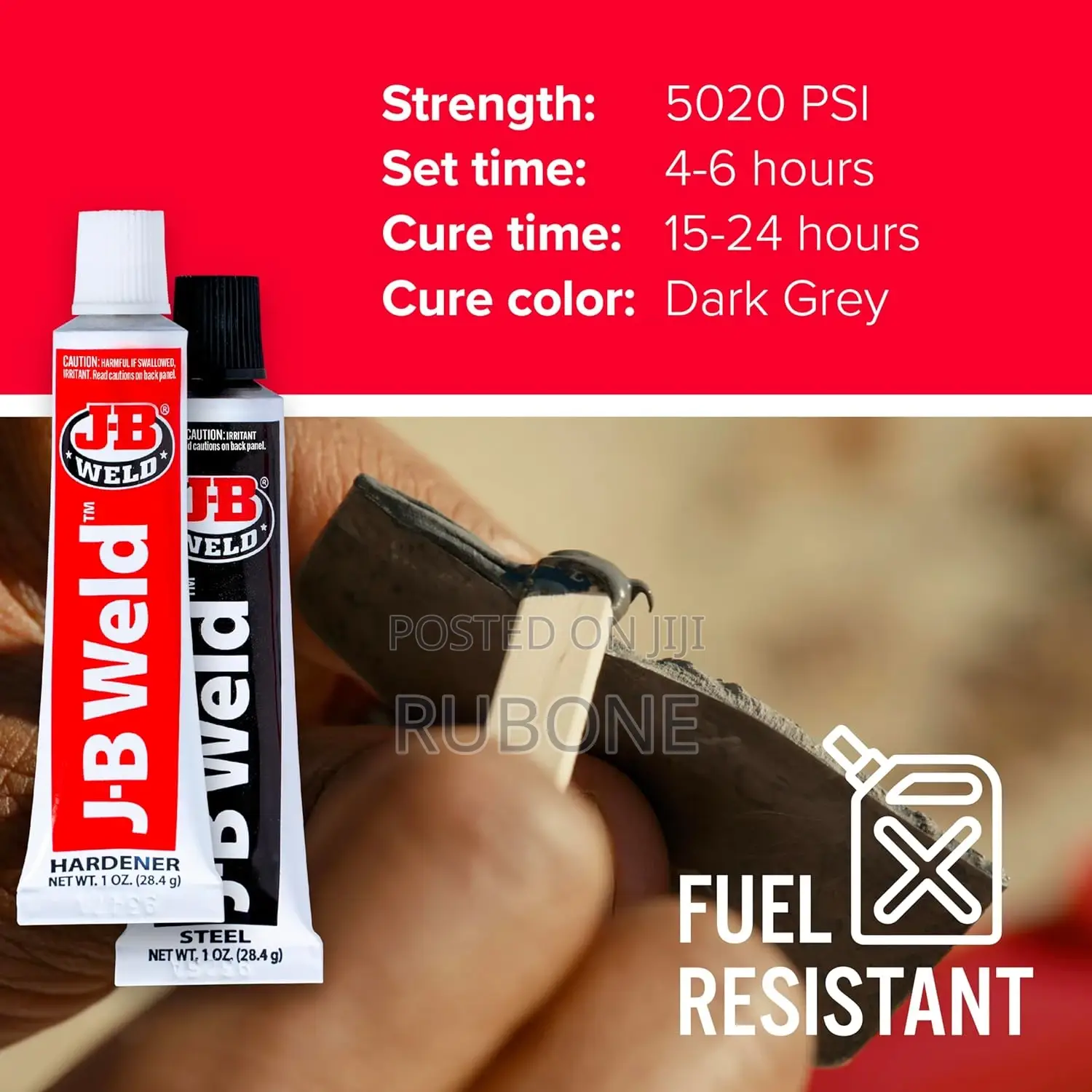 J-B Weld 8265s Original Cold Steel Reinforced Epoxy