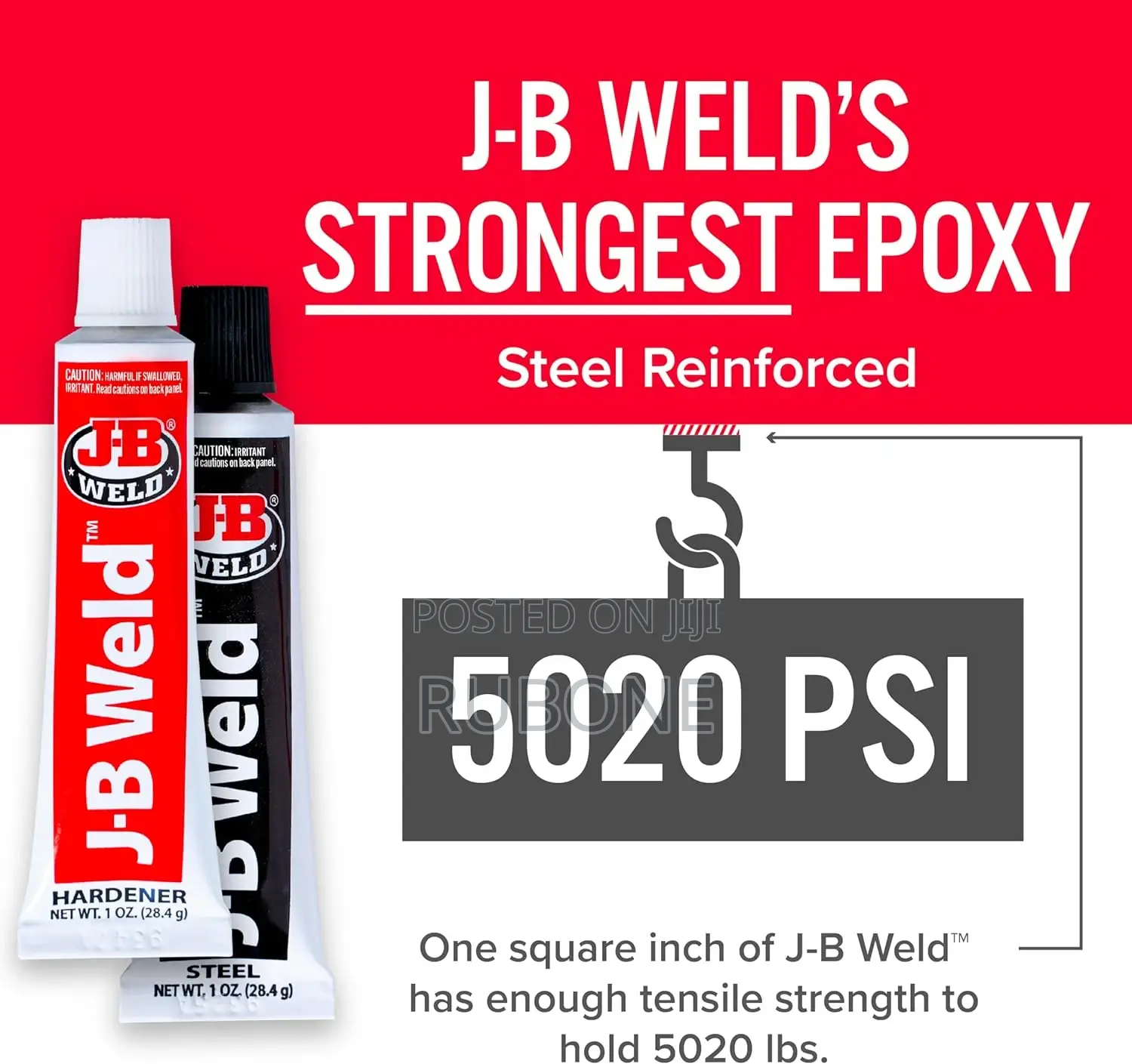 J-B Weld 8265s Original Cold Steel Reinforced Epoxy