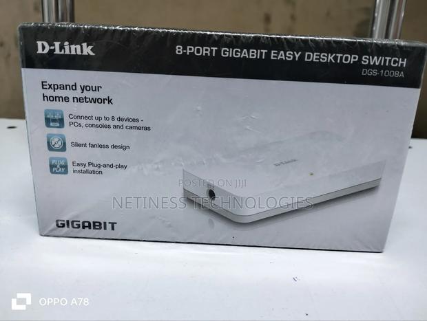 8 Port Gigabit Easy Desktop Switch - main view
