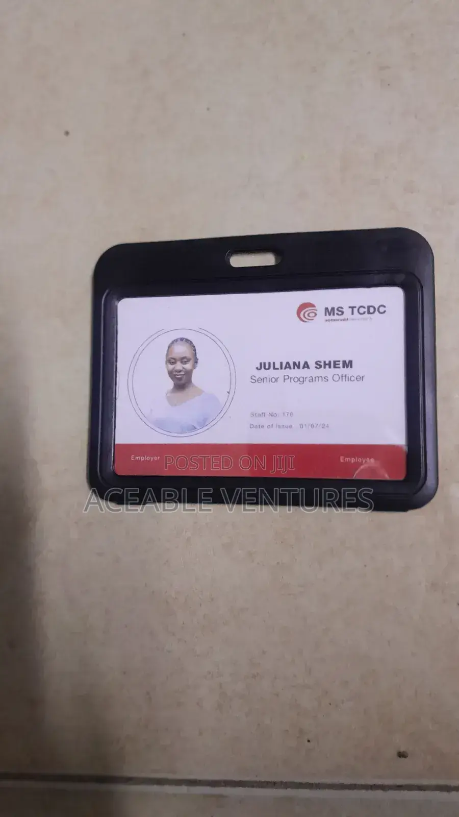Staff Identification Cards