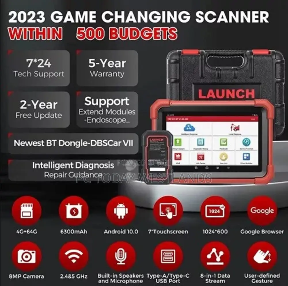 Launch X431 Crp919x Bt Obd2 Scanner Bidirectional Diagnostic