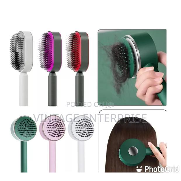 Self Cleaning Massage Comb/Hair Brush - main view