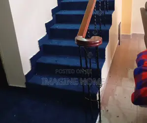Blue Wall to Wall Stairs Carpet