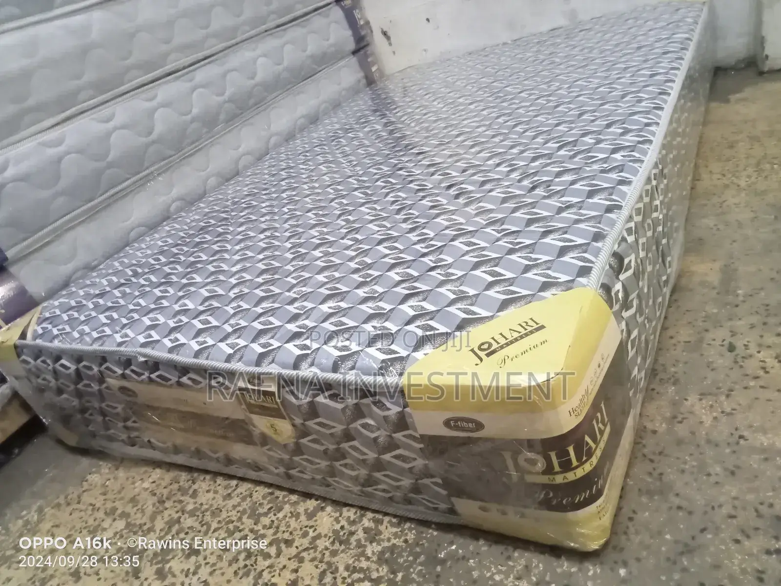 Johari Premium Fiber Mattresses + 2 Fiber Pillows