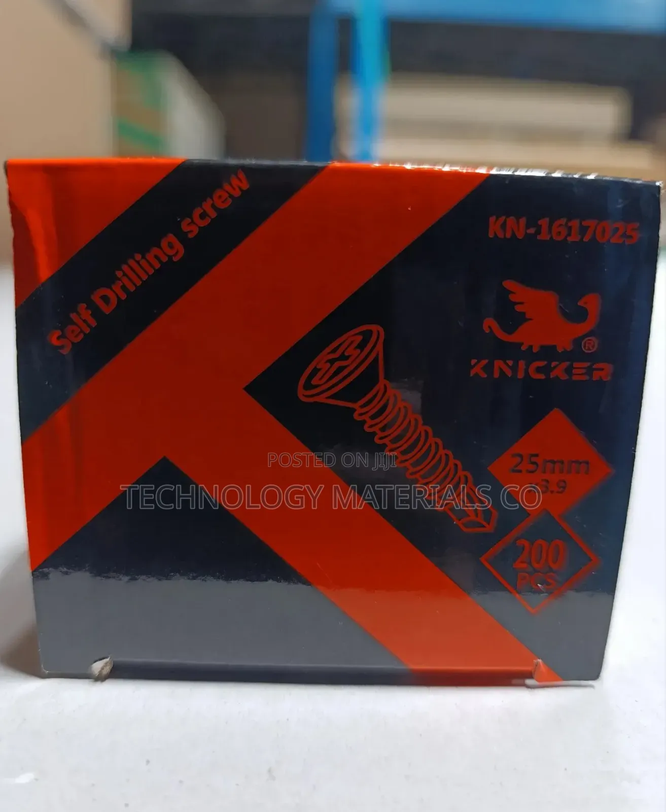 Knicker Self Driving/Tapping Screws M3.9 * 25mm (200pcs/Pkt)
