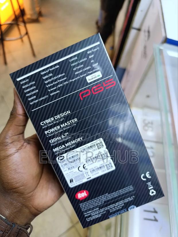New Itel P55 Plus 128 GB Black - thumbnail 2