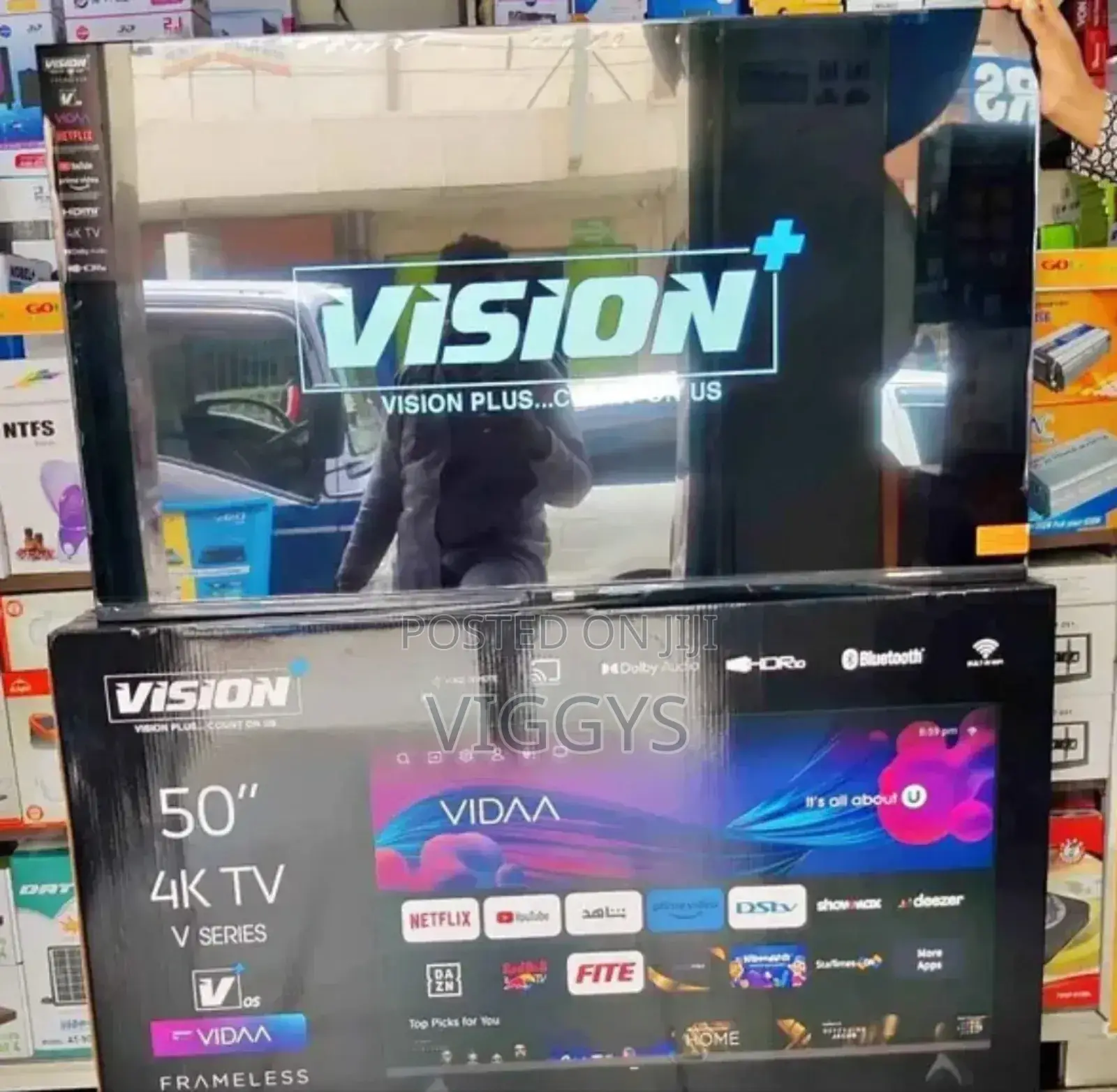 Good Working Vision 50 Inches Smart Tv S-6