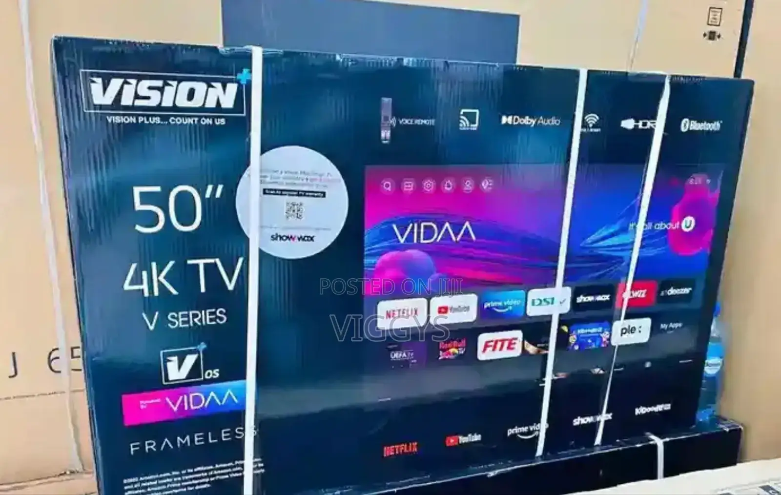 50 Inch 4 K VIDAA Vision Smart TV v-50
