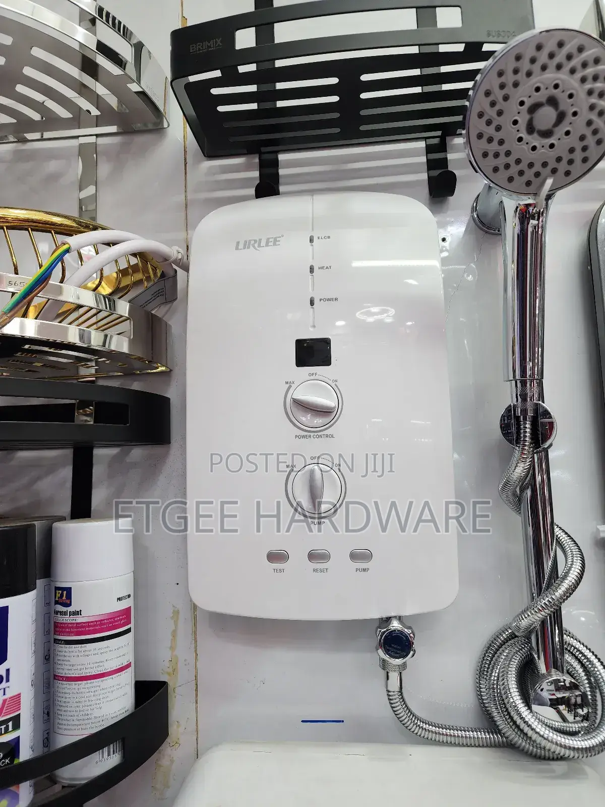 Shower Water Heater With Pump