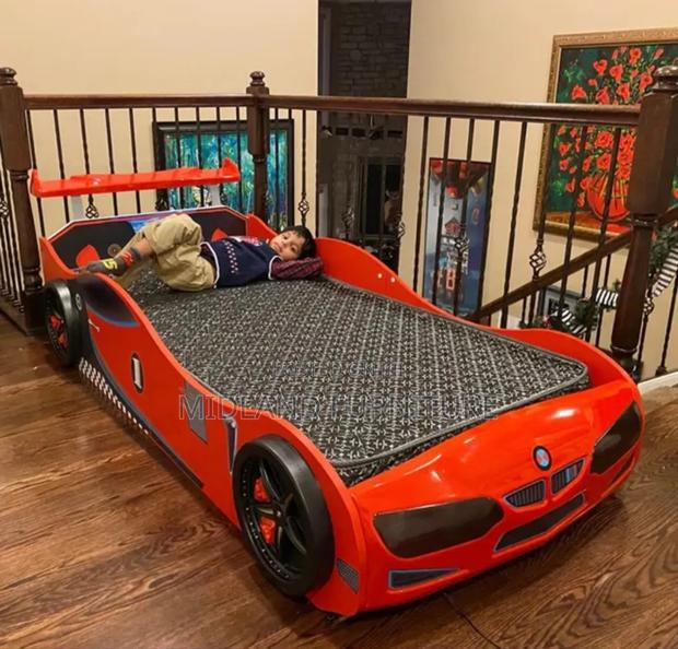 Car Bed for Kids With Lighting / Bed for Boy - thumbnail 9