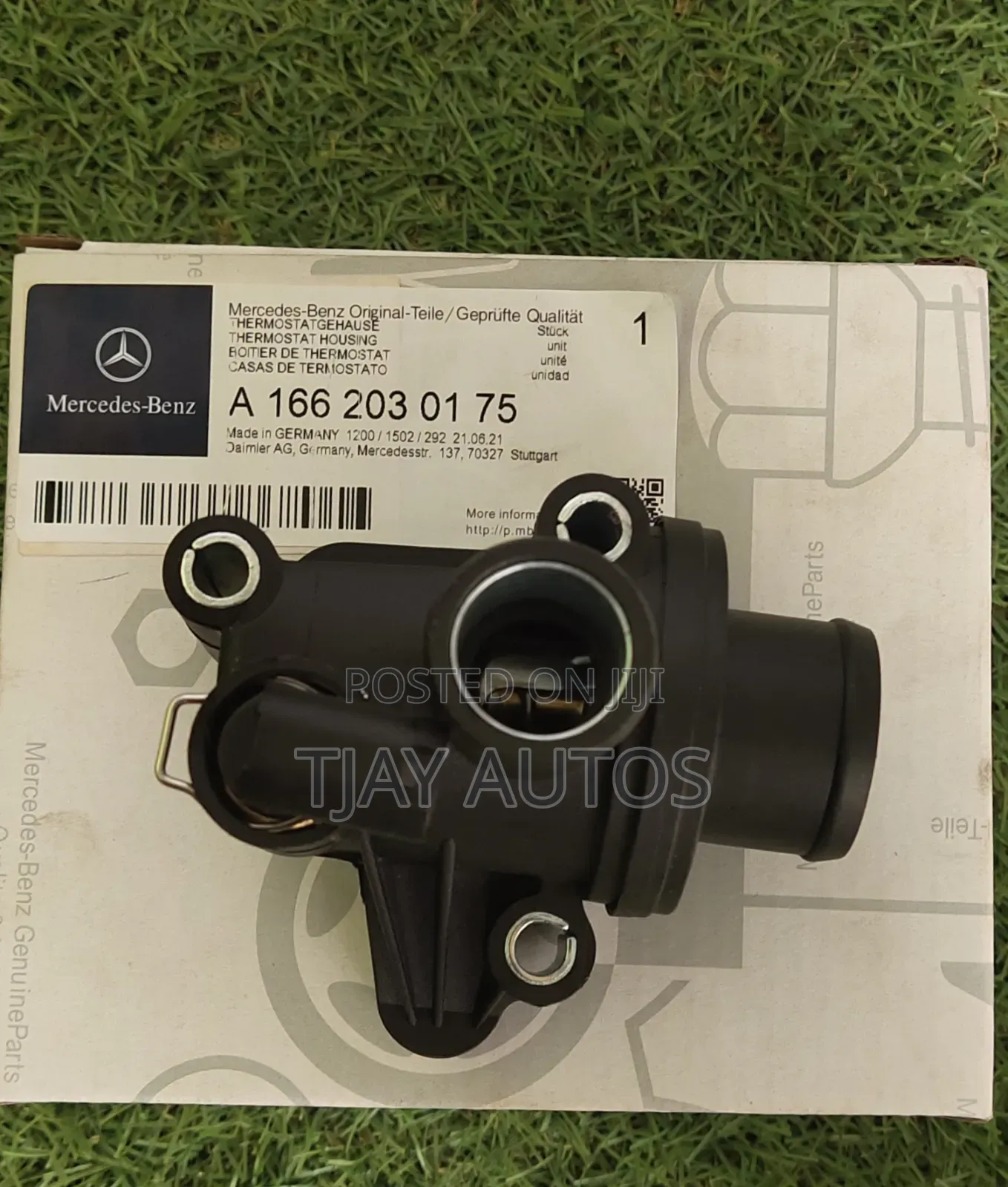 Engine Coolant Thermostat for Mercedes W168 A1662030075