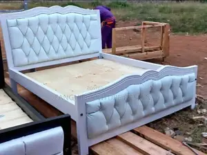 Modern Mountain Bed Plain White
