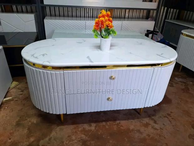 Modernised Classic Marble Coffee Table - main view