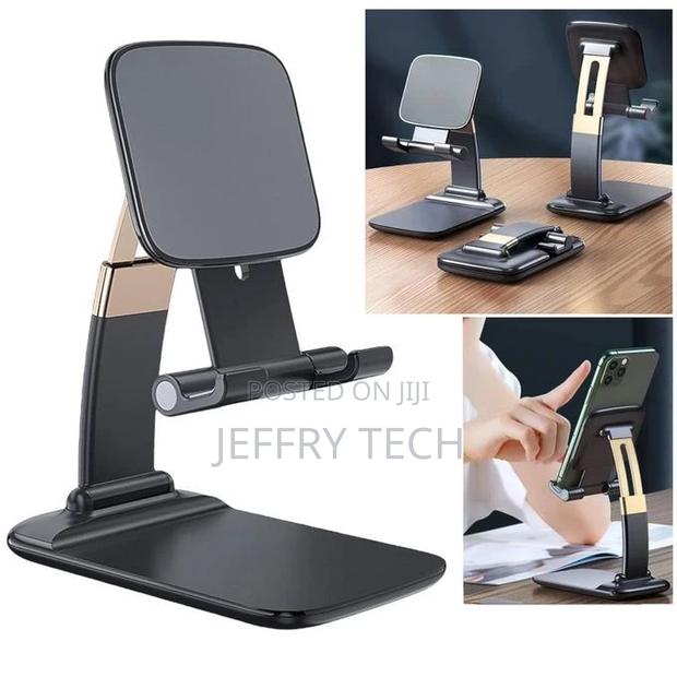 Foldable and Adjustable GSM Holder With Non-Slip Base