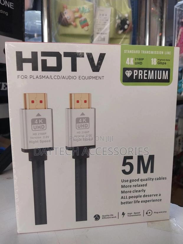 5 Meter 2.0 Hdmi Cable High Speed Premium HDTV Uhd Hdmi