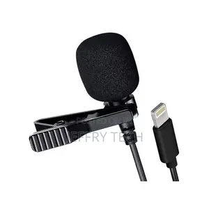Lavalier Clip Microphone for iPhone - Black -