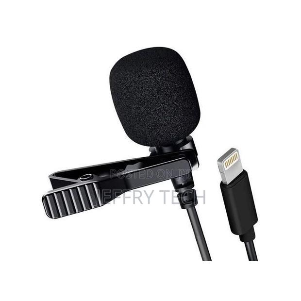 Lavalier Clip Microphone for iPhone - Black - - thumbnail 2