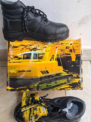 Genuine Pure Leather Safety Boots - thumbnail 2