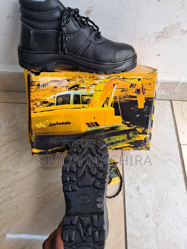 Genuine Pure Leather Safety Boots - thumbnail 3