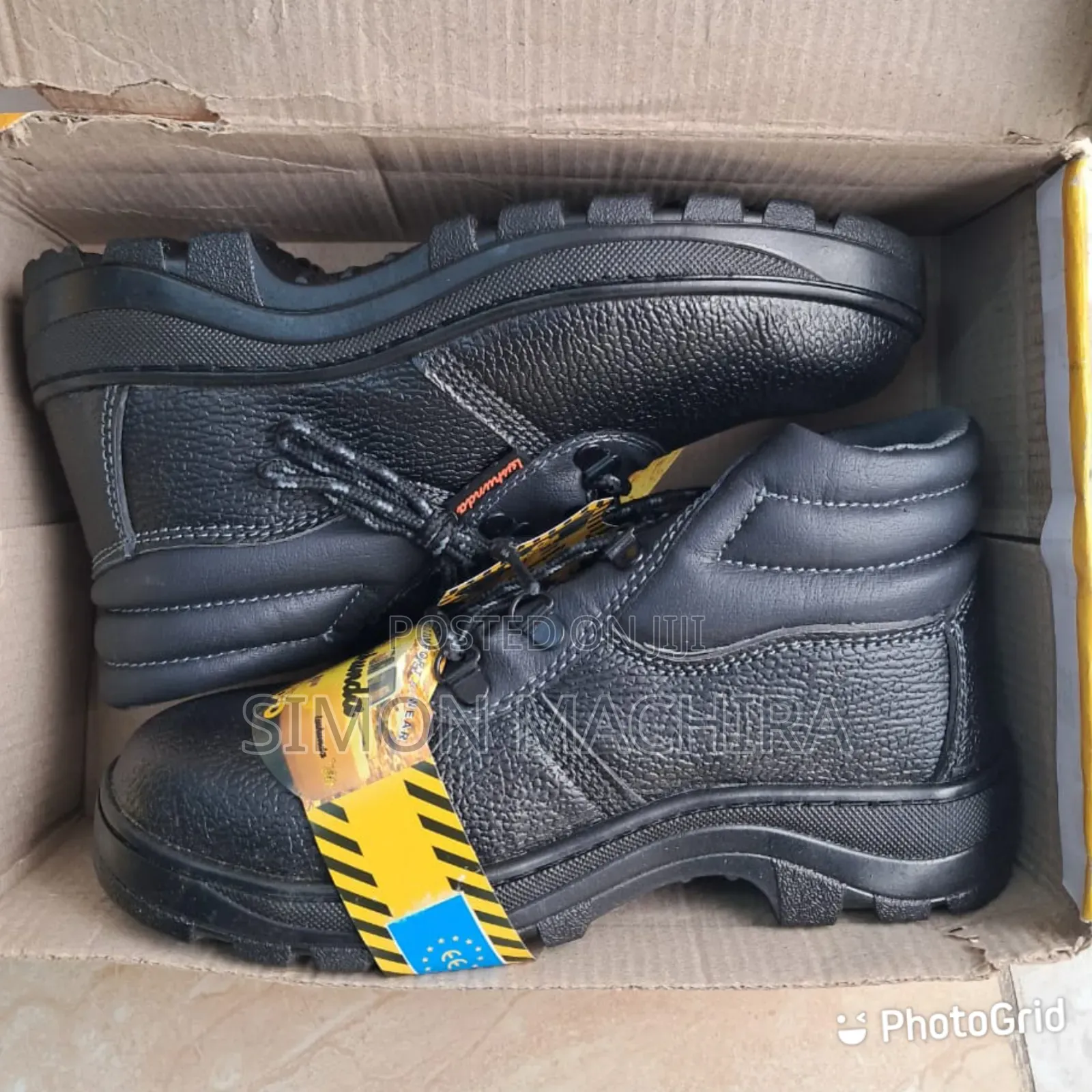 Hard Leather High Quality Safety Boots. Safety Shoes
