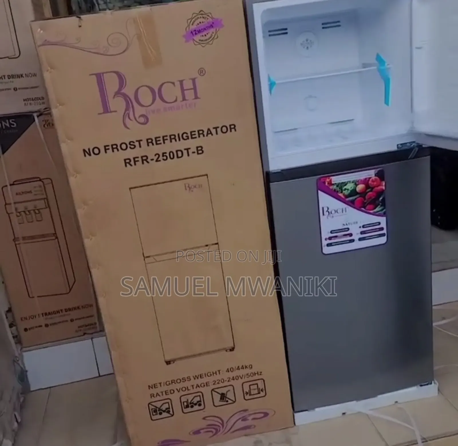 Roch 215 Liters Double Door Refrigerator No-Frost Low Noise