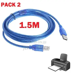 Pack 2 USB Printer Cable - 1.5 Meters