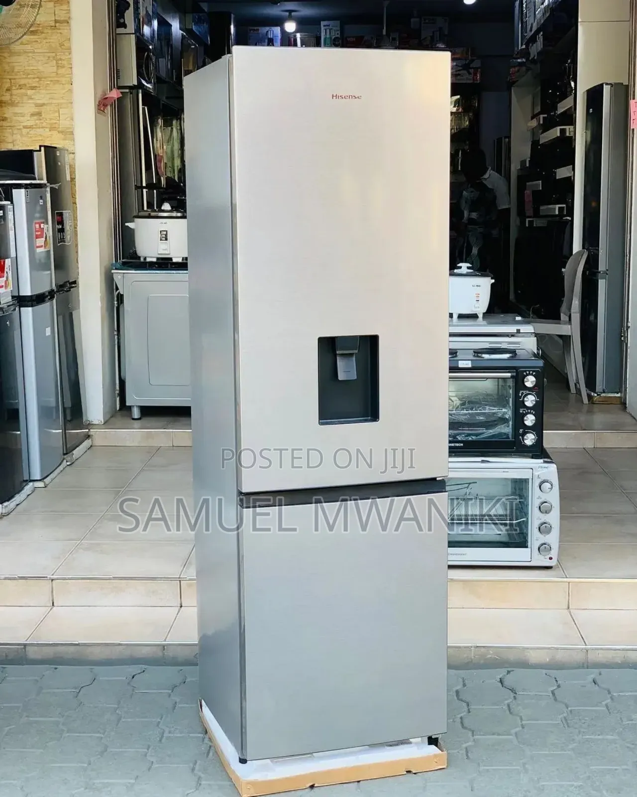 Hisense 286 Liters Bottom Mount Freezer Fridge + Dispenser