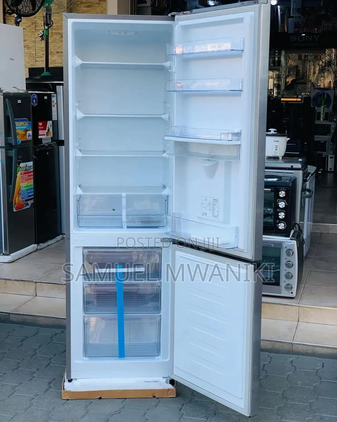 Hisense 286 Liters Bottom Mount Freezer Fridge + Dispenser