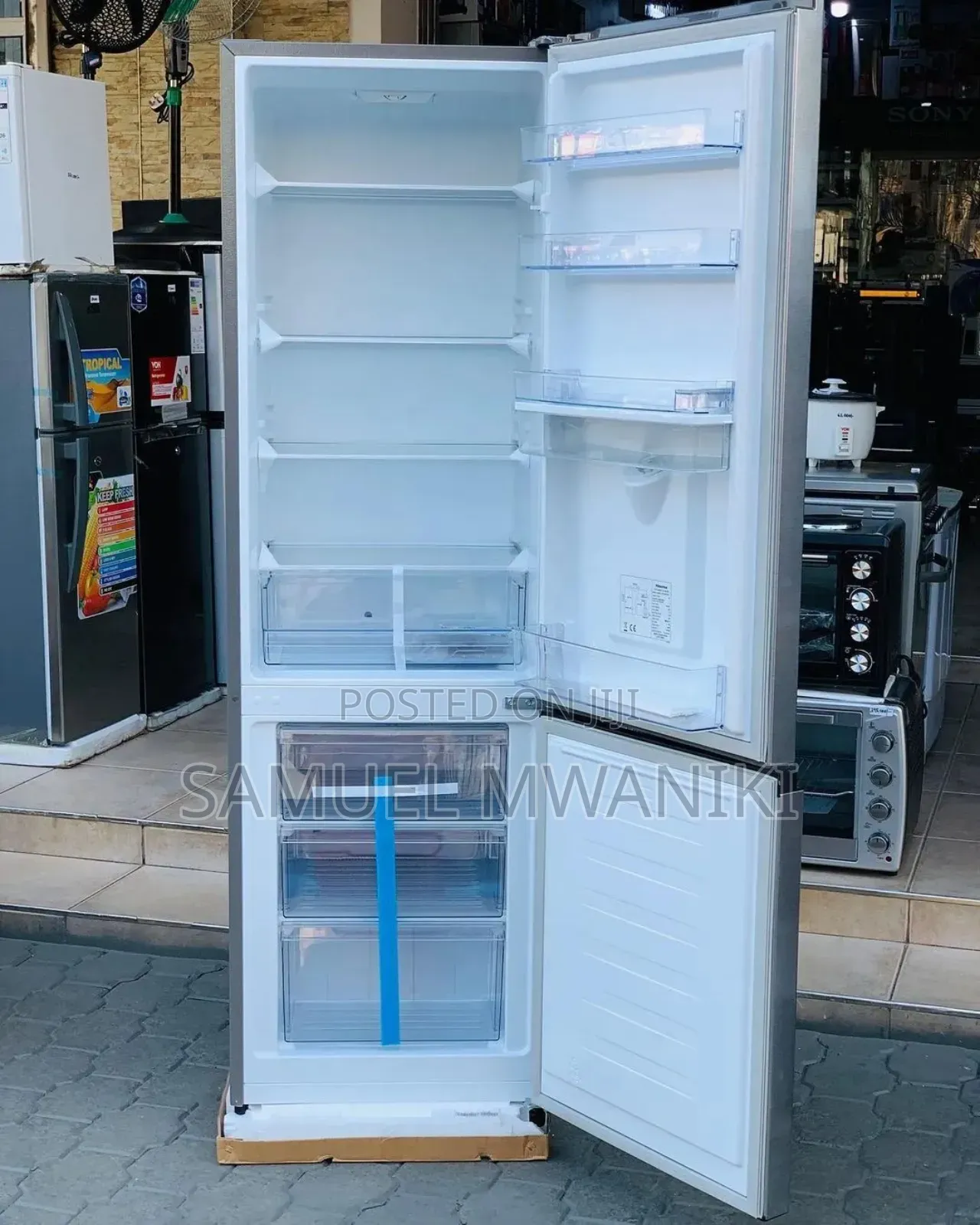 Hisense 286 Liters Bottom Mount Freezer Fridge + Dispenser