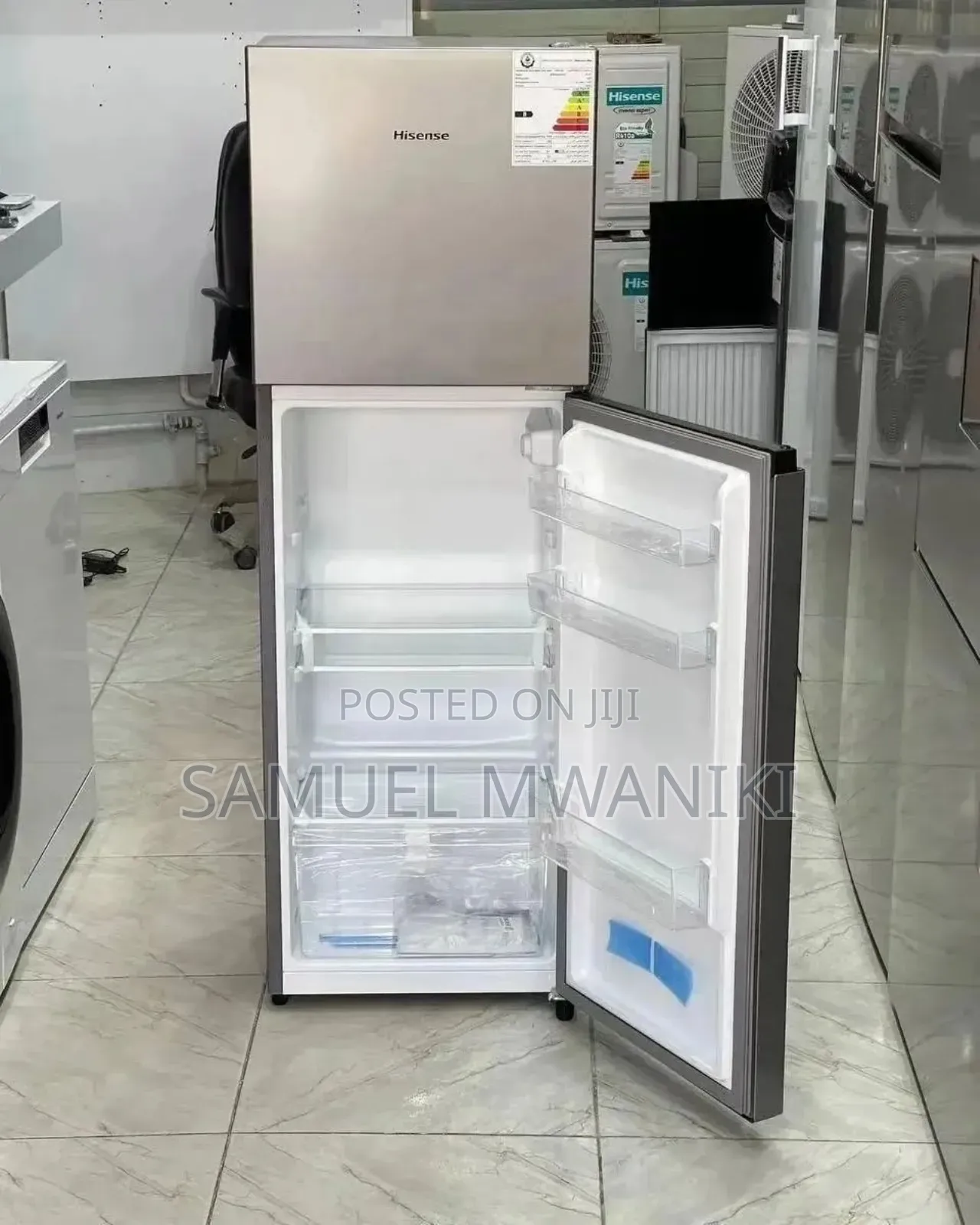 Hisense 205l Double Door Refrigerator