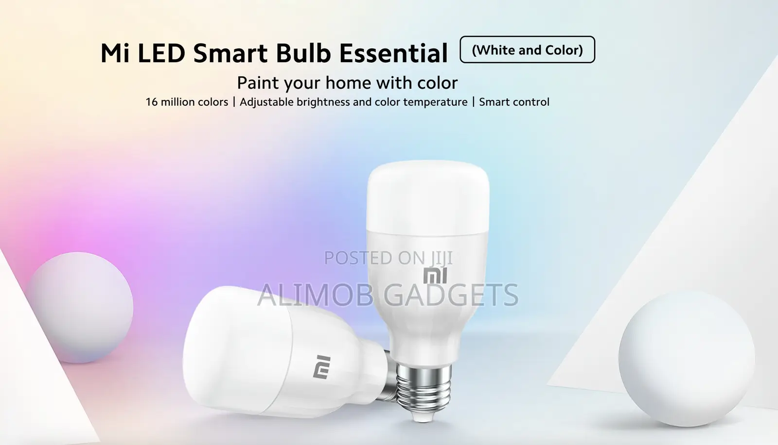 Mi Led Smart Bulb Essential White and Color | Wifi Bulb