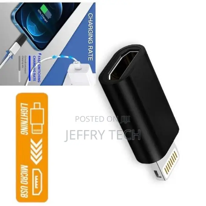 iPhone Lightning to Micro USB V8 Adapter