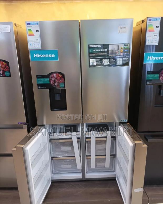 Hisense 454 Liters 4 Door Fridge With Water Dispenser - thumbnail 2