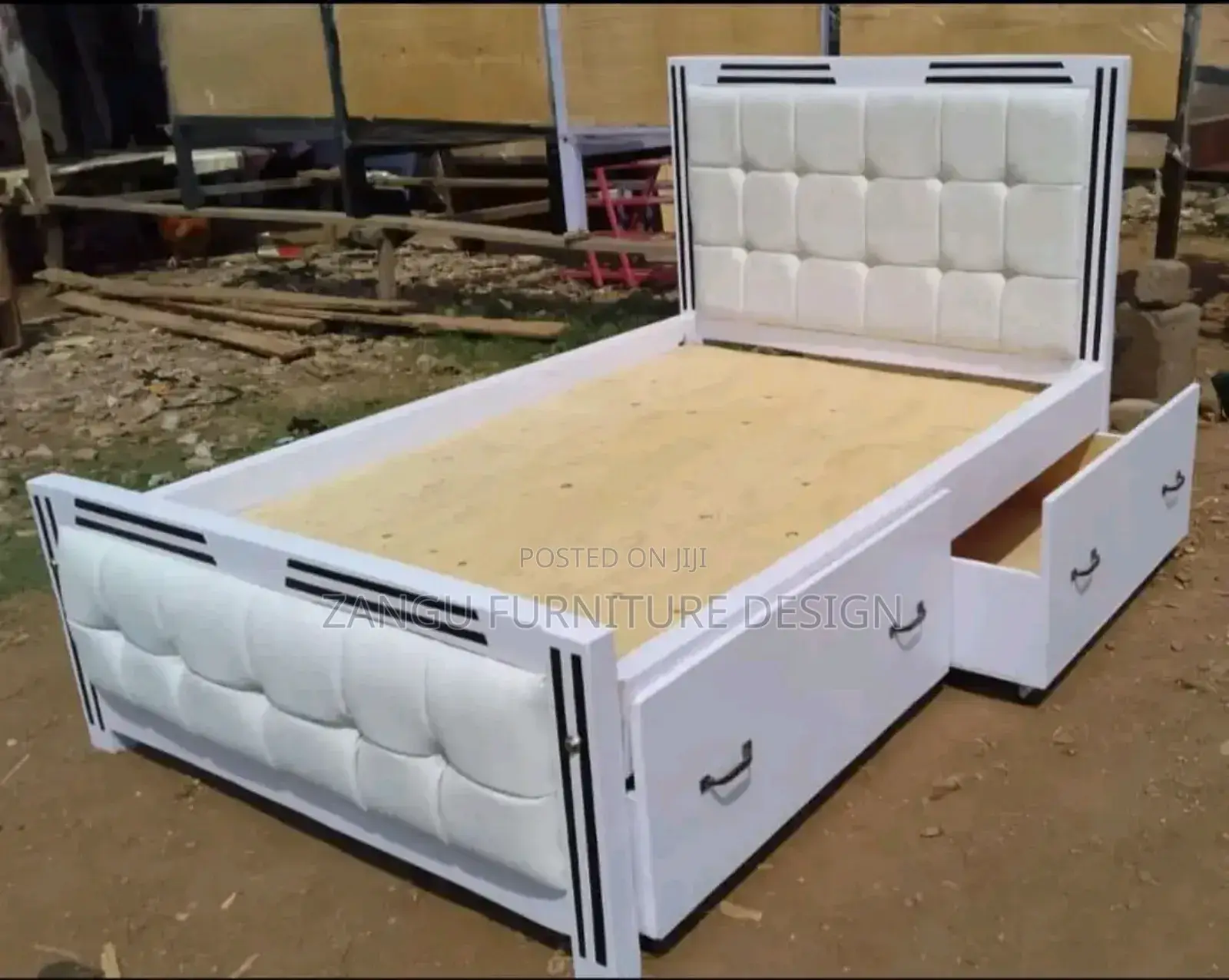 Modern Hardwood Beds ( Beneath Drawer Each 4500)