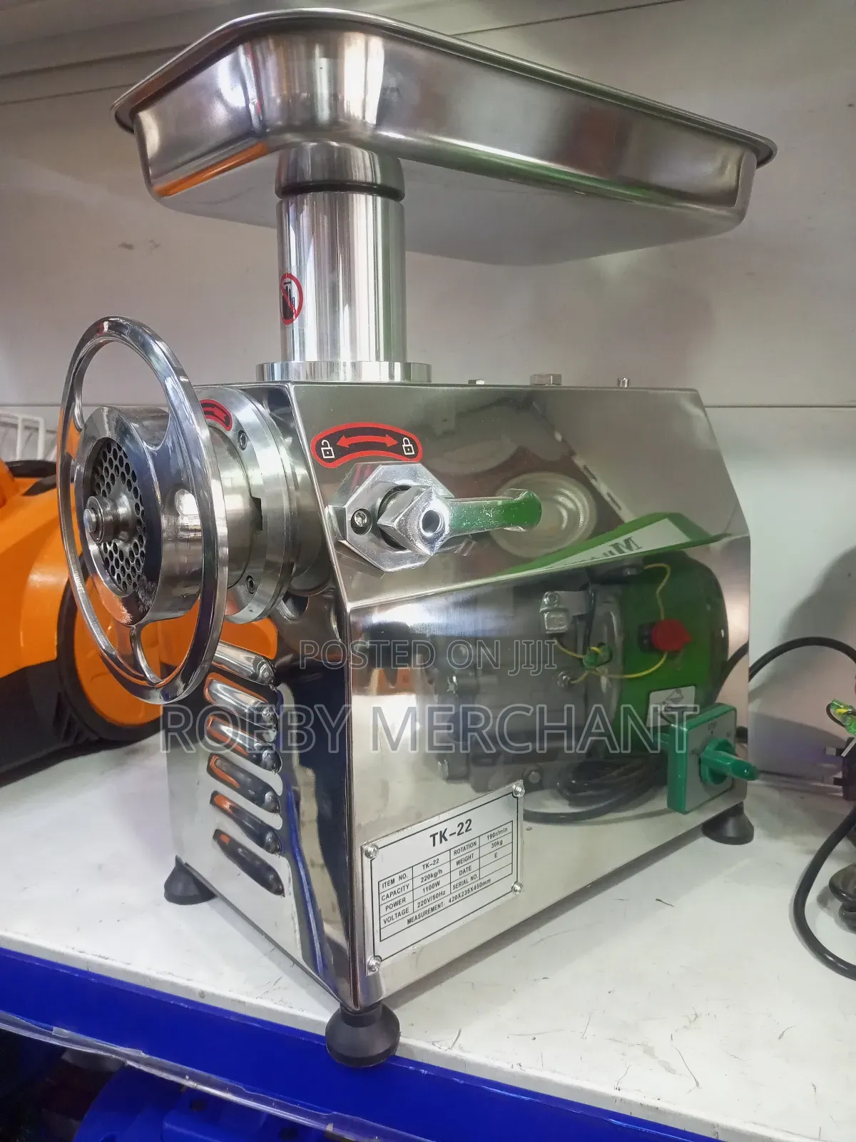 Meat Mincer M22 With Reverse Gear