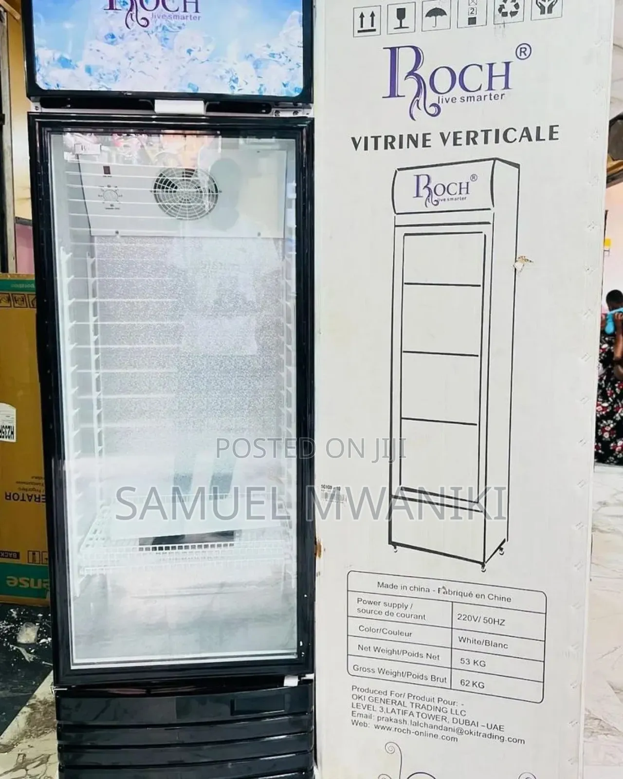 Roch 209L Showcase Fridge