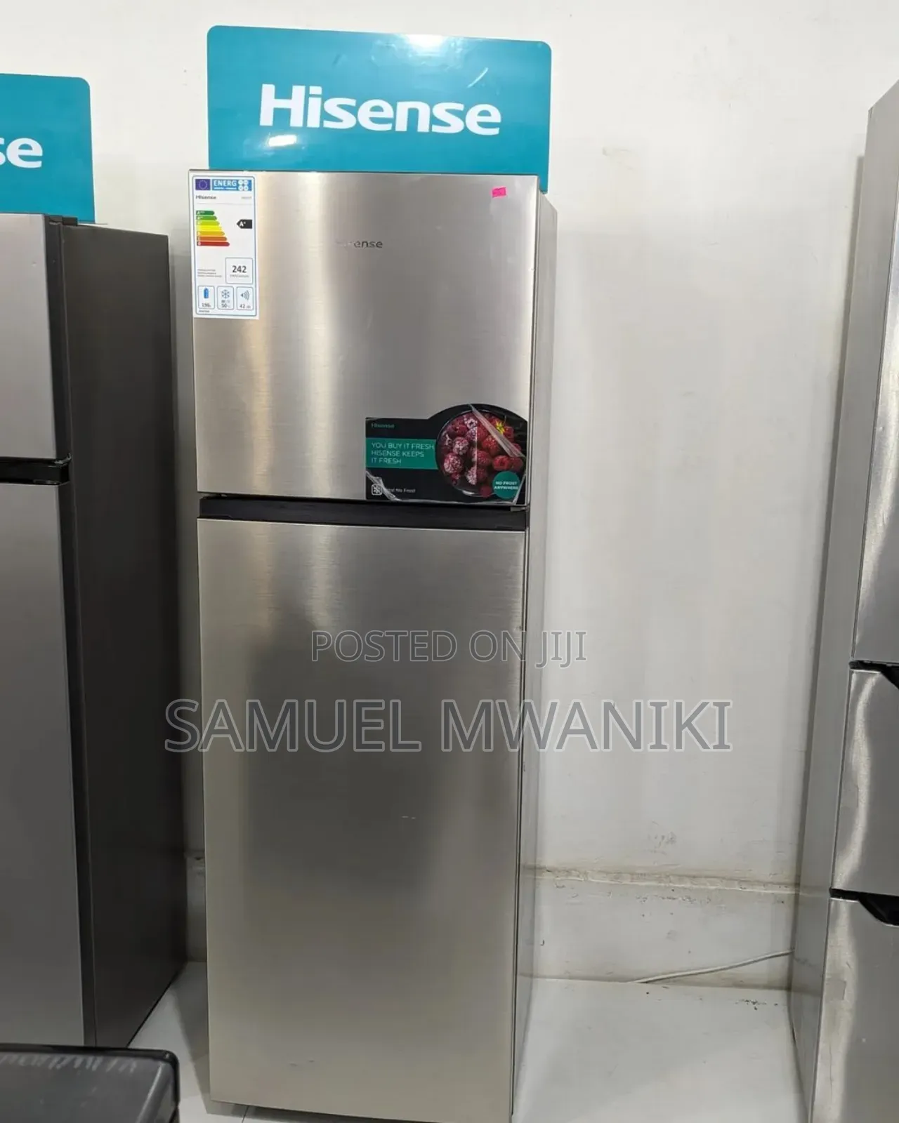 Hisense 203 Liters Double Door Refrigerator No Frost