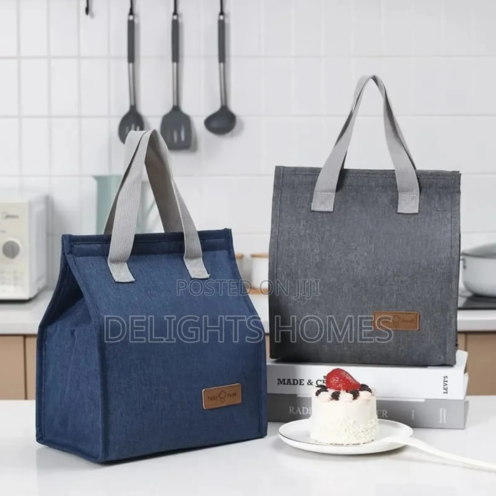 Insulated Tote Lunch Bag-Hog