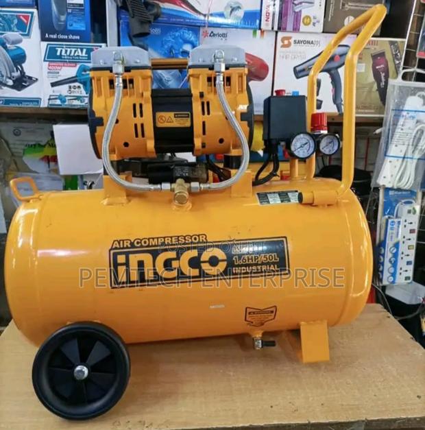 Industrial 50L Ingco Air Compressor - thumbnail 2