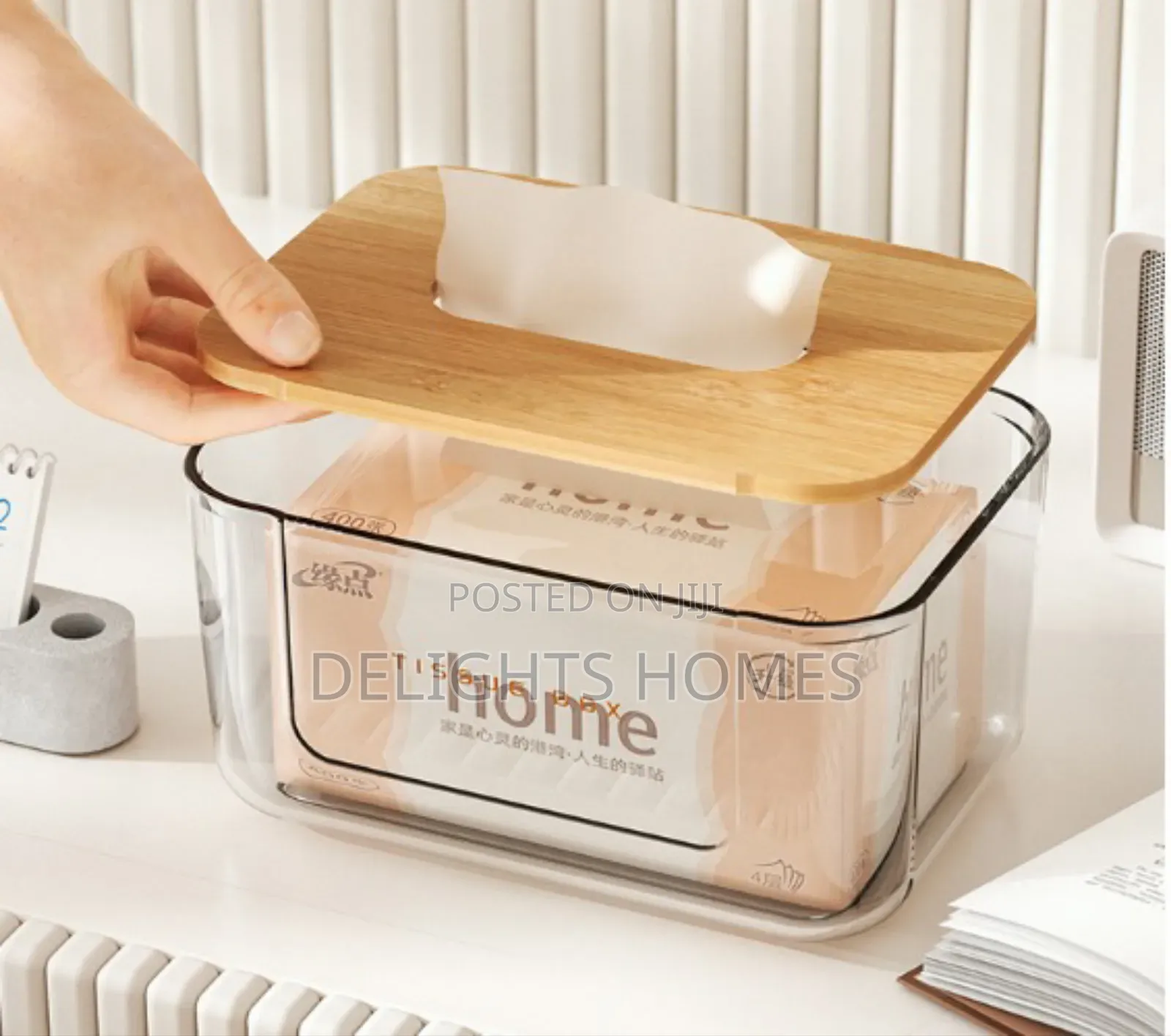 Luxury Transparent Tissue Box-Hog