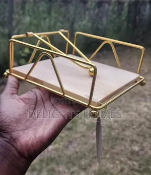 Luxury Metallic Serviette Holder-Hog