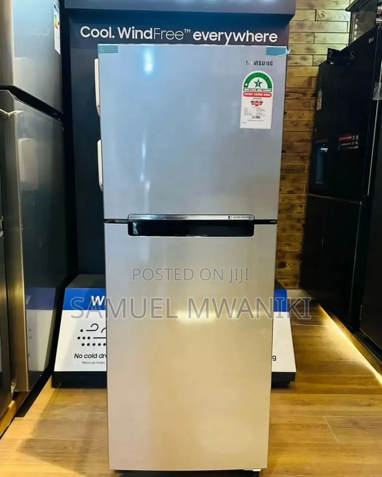 Samsung 210 Liters Double Door No Frost Fridge Silver