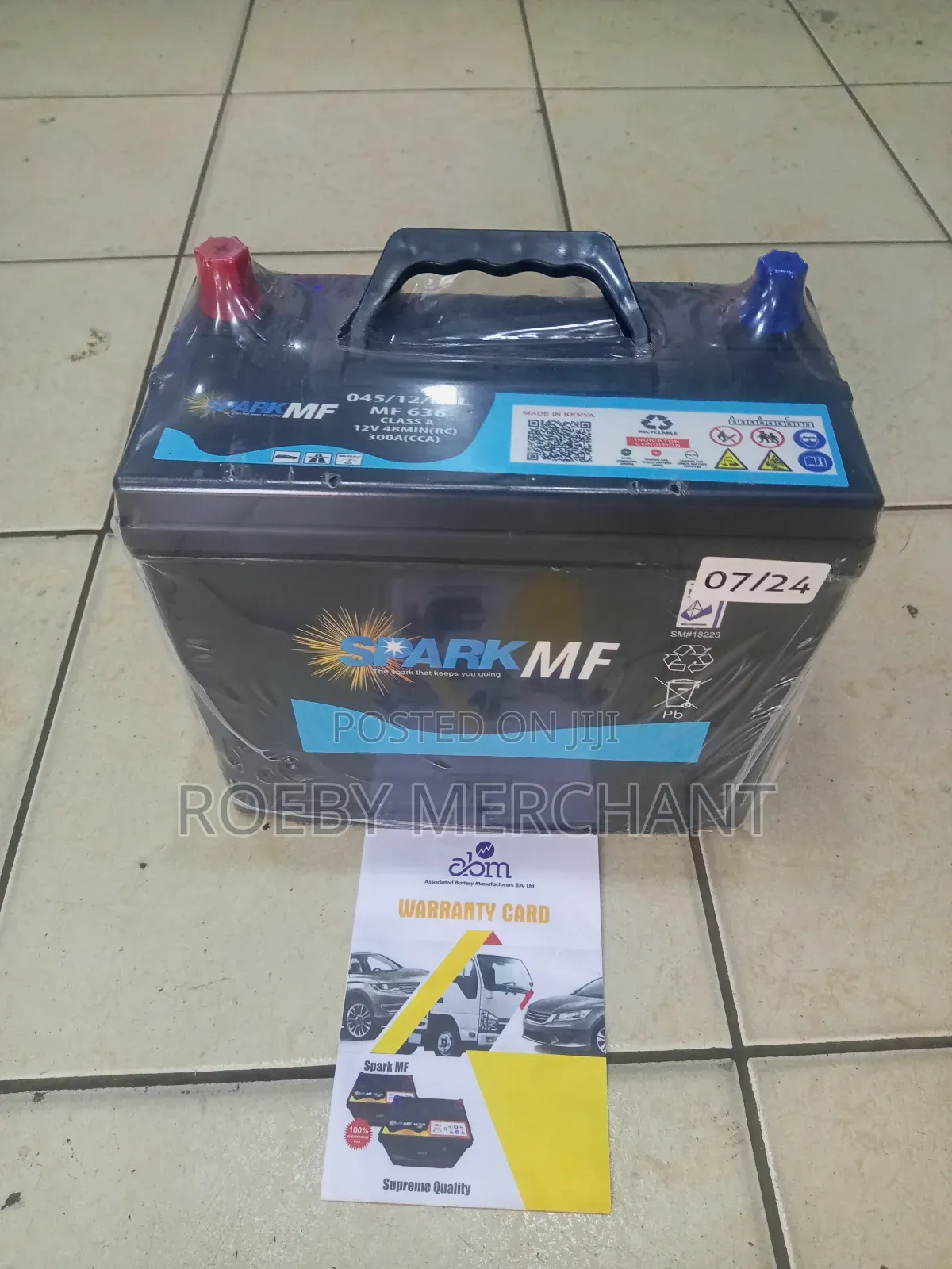 Spark Mf Car Battery Ready to Use