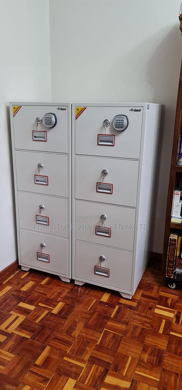 4 Drawer Office Fireproof Safe Cabinet -Diplomat Safes
