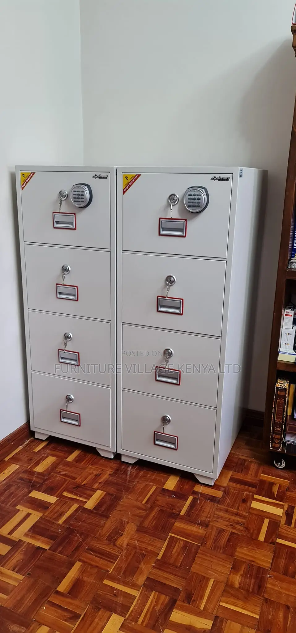 4 Drawer Office Fireproof Safe Cabinet -Diplomat Safes